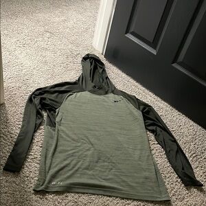 Nike Dri-FIT Olive Hoodie
